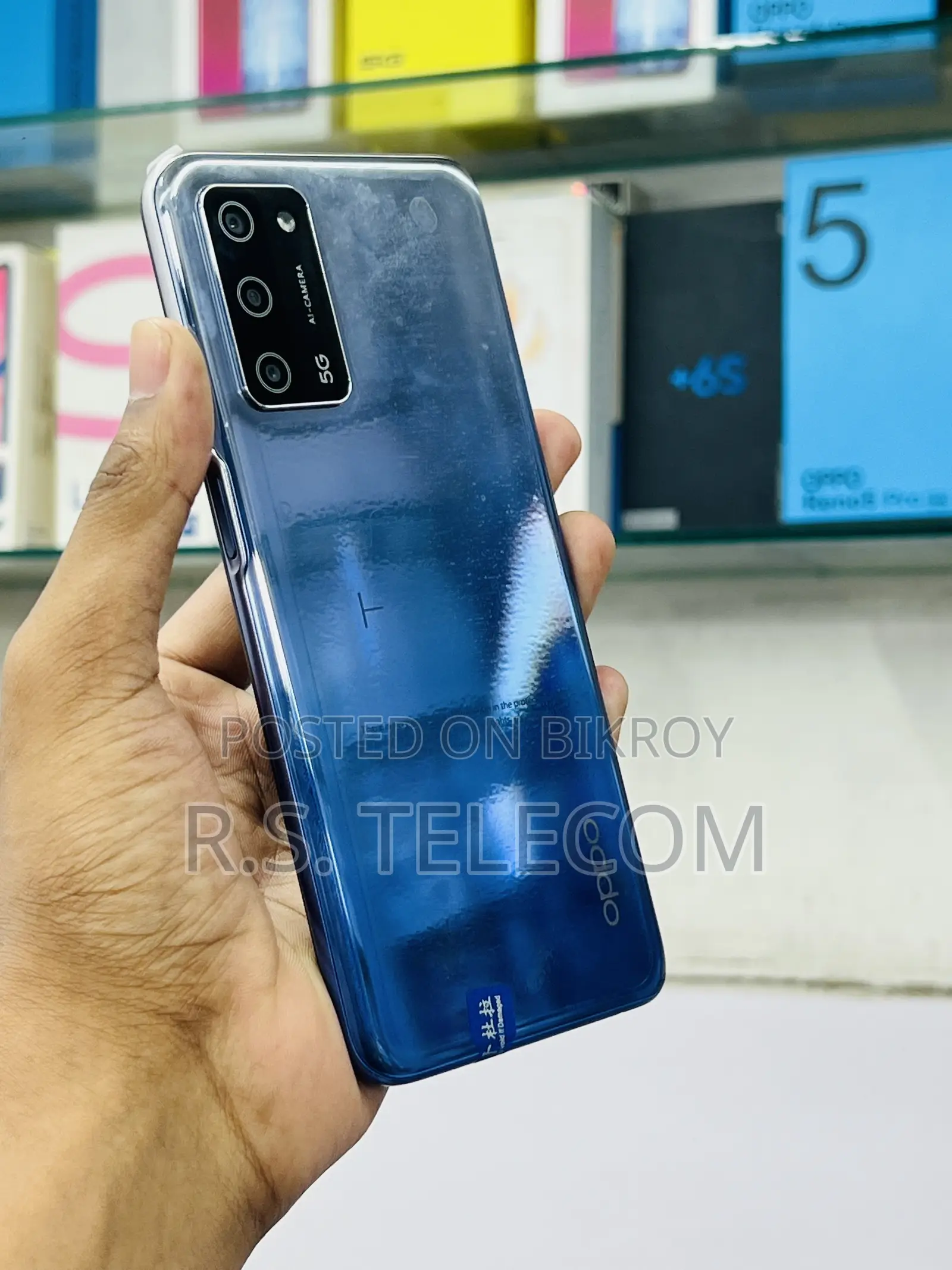 New Oppo A55 5G 128 GB Blue