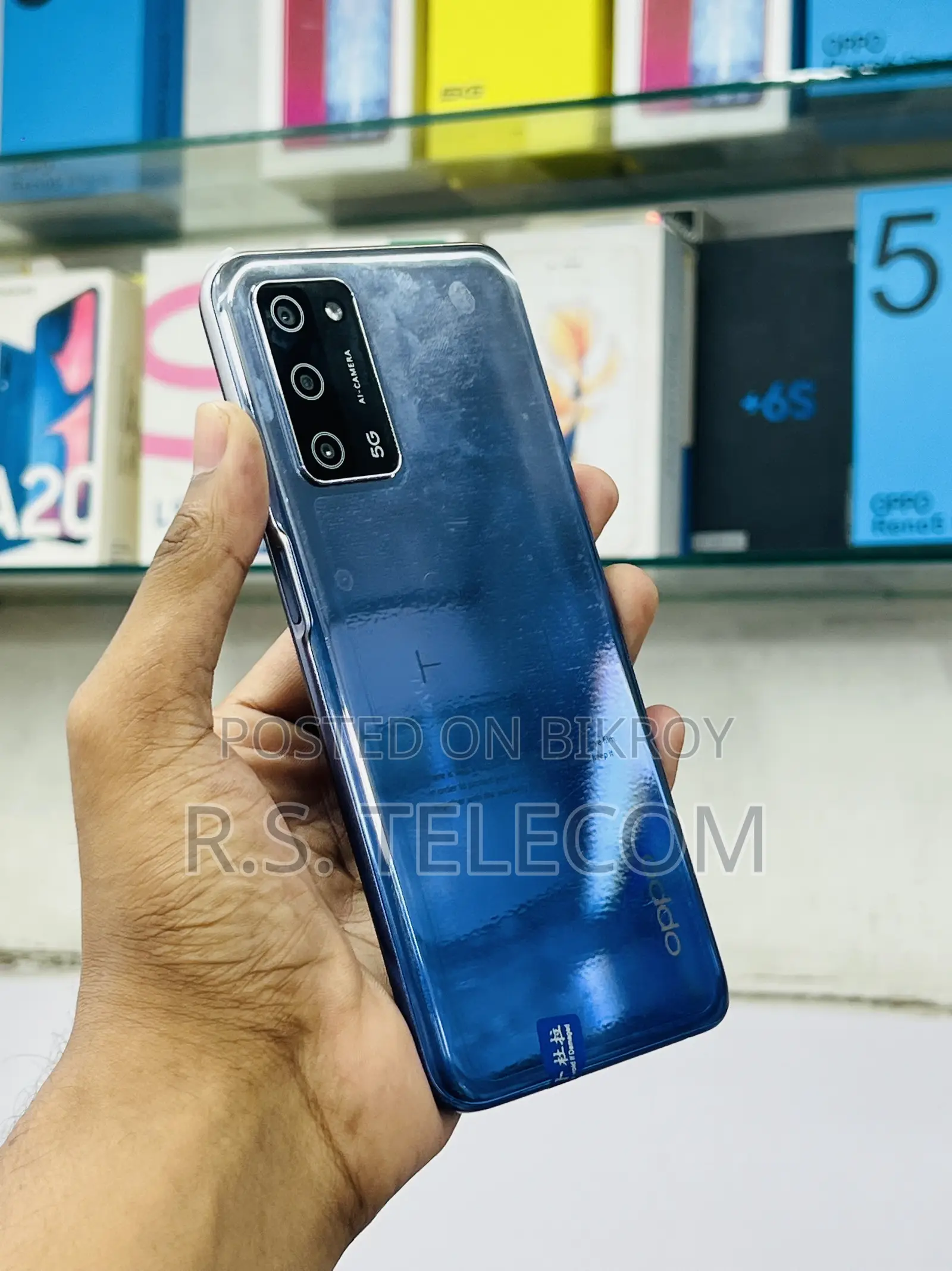 New Oppo A55 5G 128 GB Blue