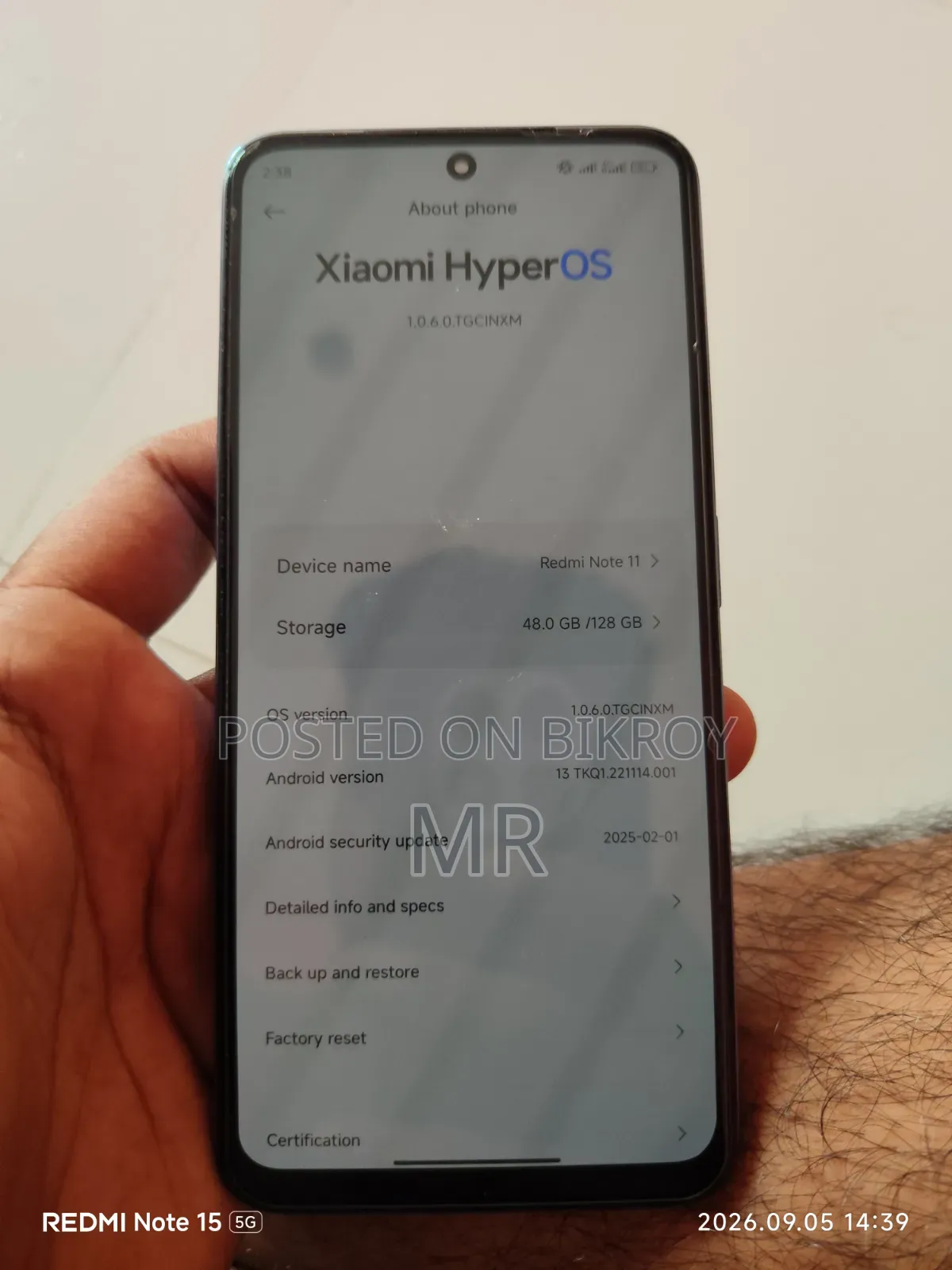 Xiaomi Redmi Note 11 128 GB Blue