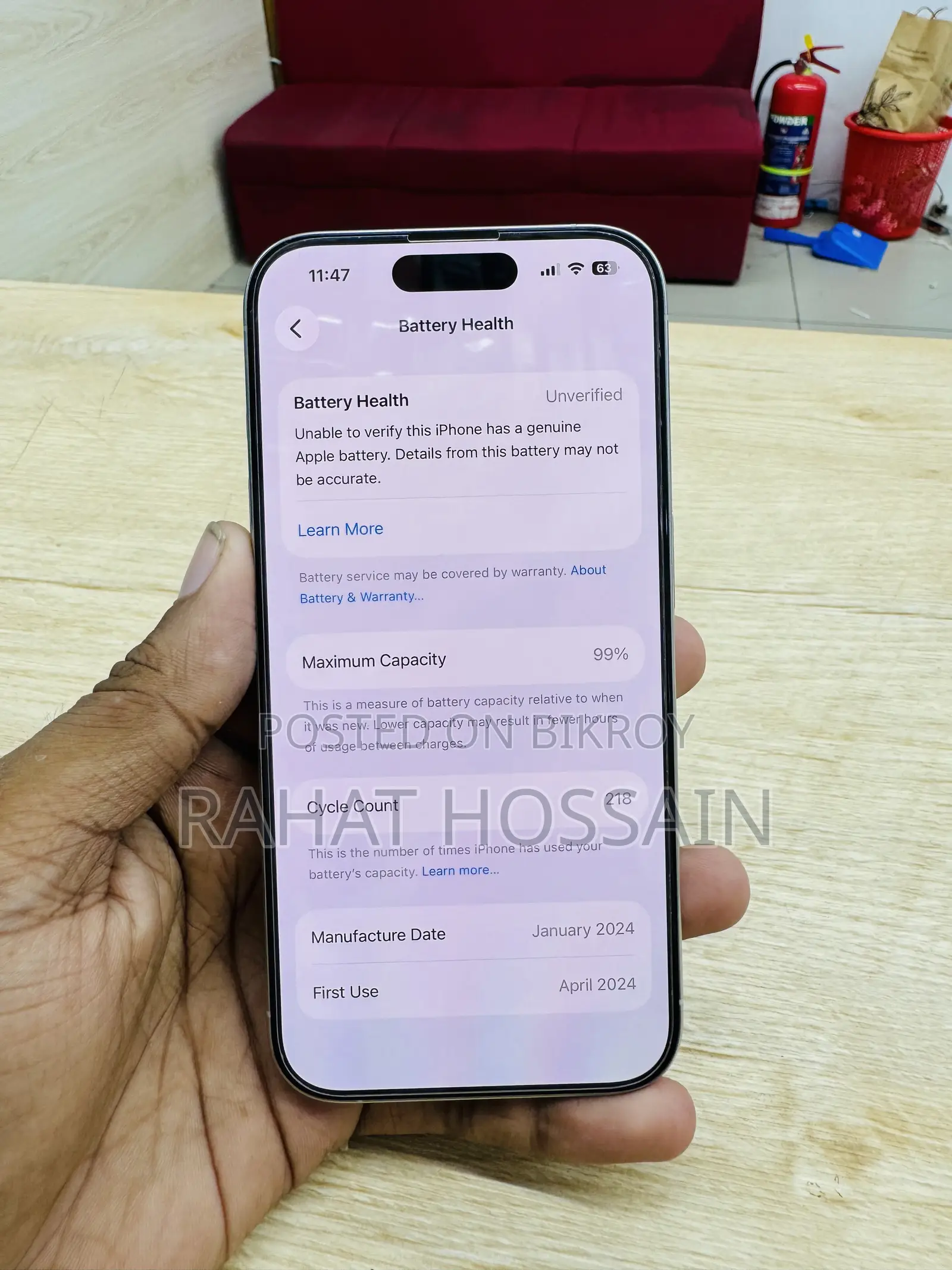 Apple iPhone 15 Pro 256 GB White