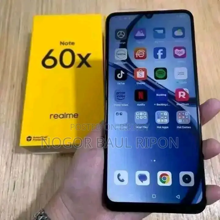Realme Note 60x 64 GB Black