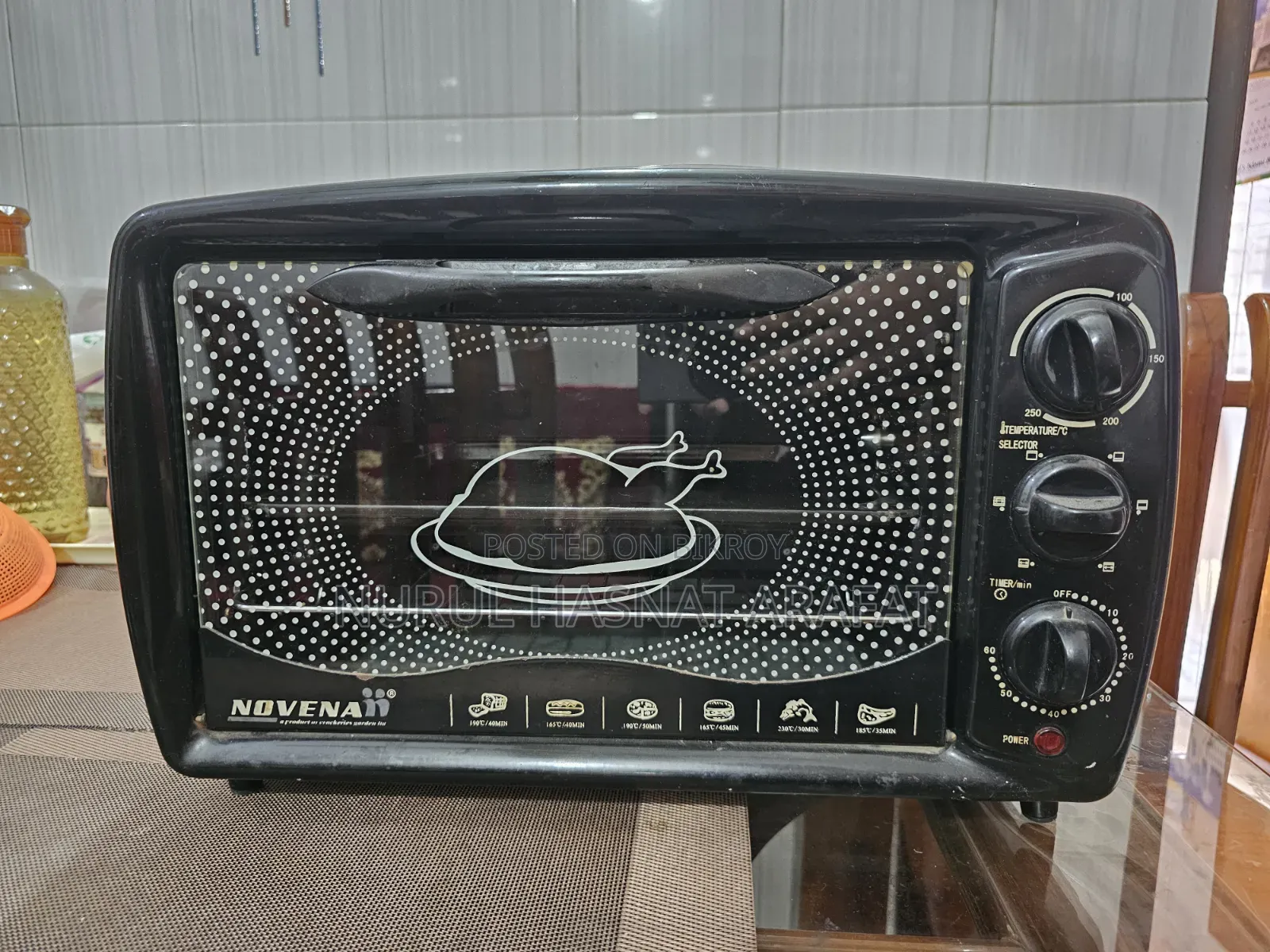 Novena Multi-Function Electric Grill Oven (Urgent Sale)