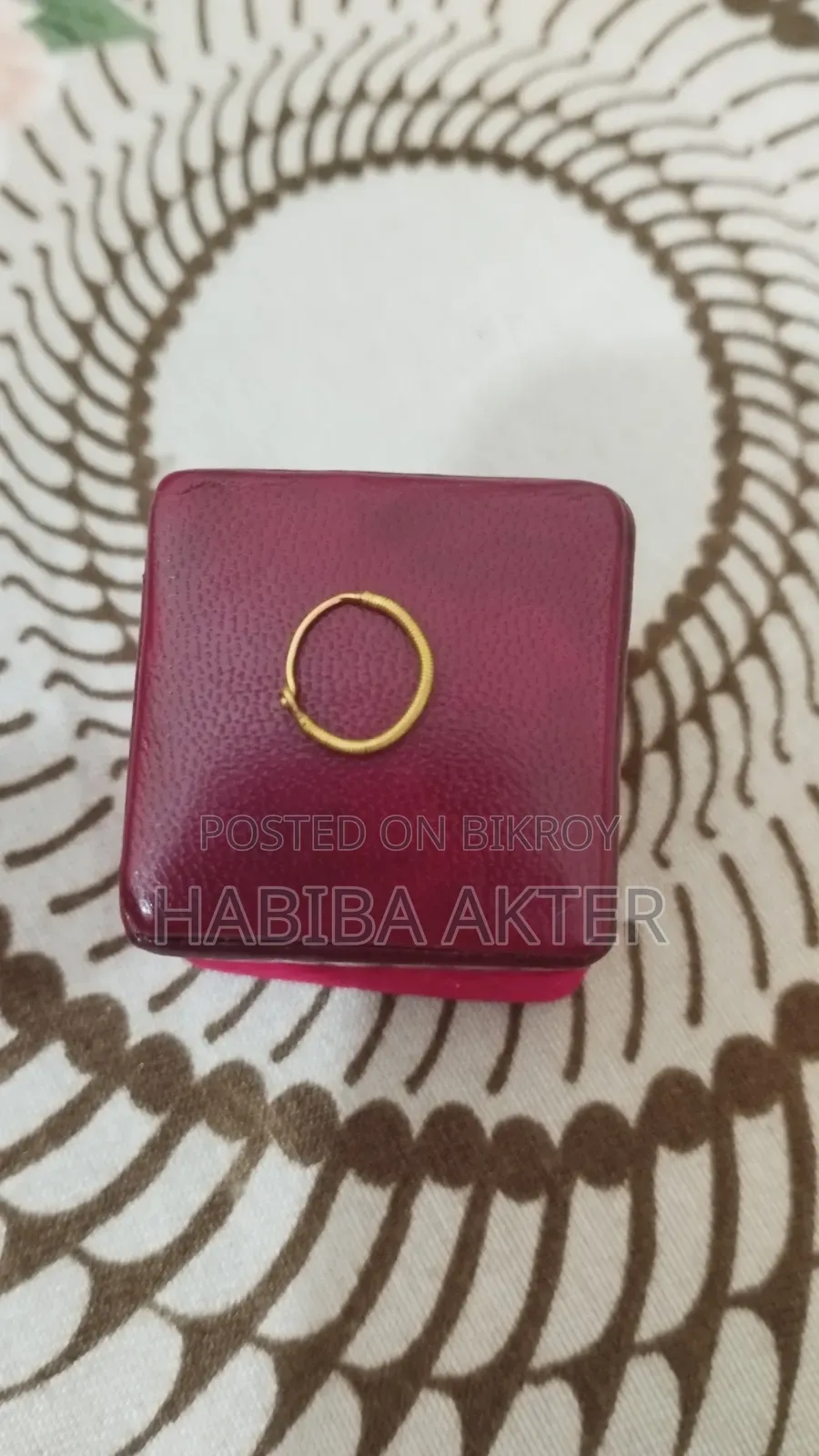 ২১ ক্যারেট গোল্ড নোস রিং