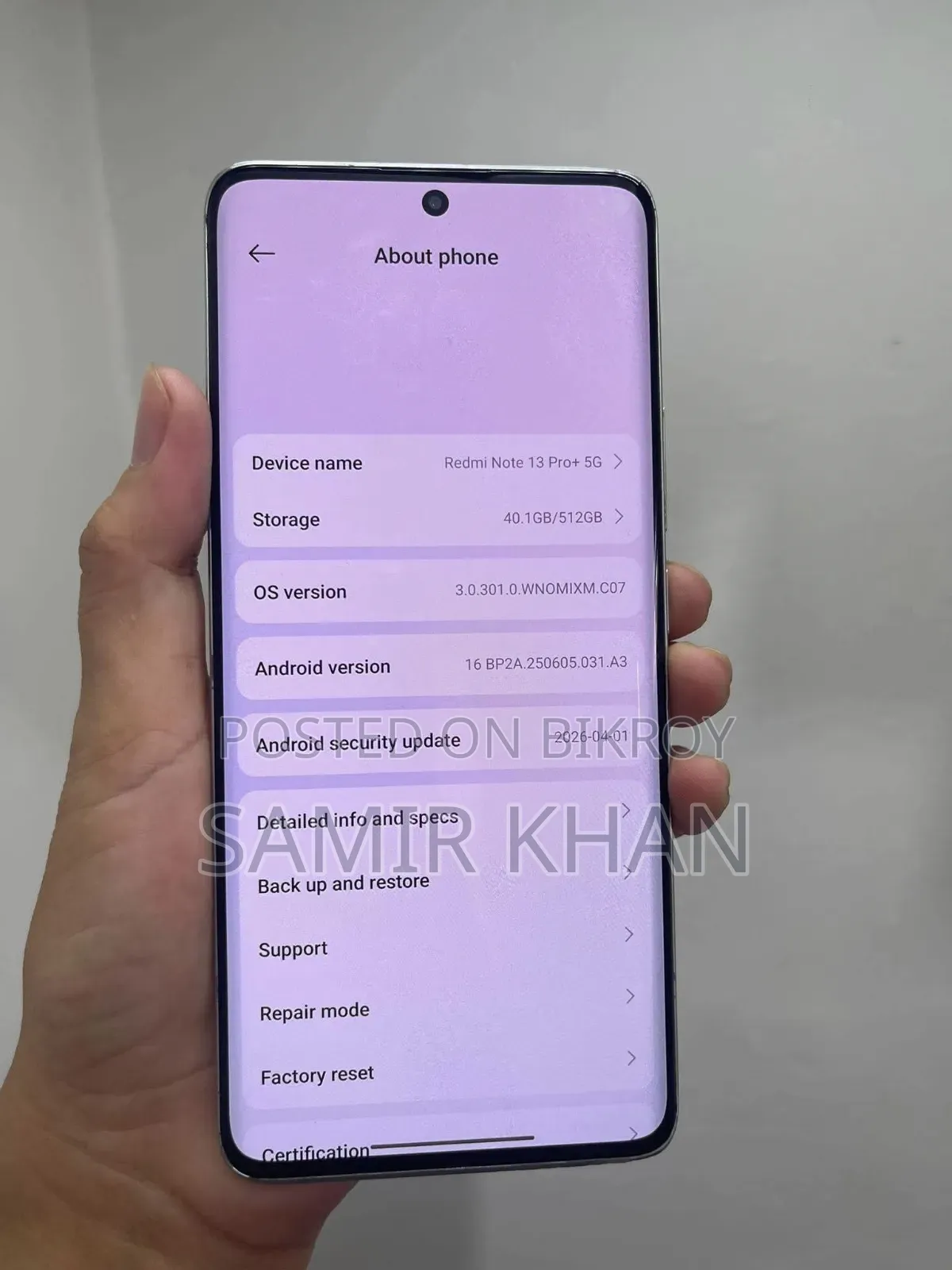 Xiaomi Redmi Note 13 Pro+ 512 GB White