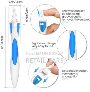 Smart Swab Ear Wax Remover – Silicone Reusable Ear Cleaner