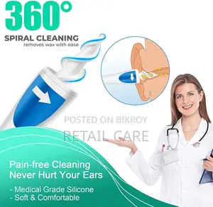 Smart Swab Ear Wax Remover – Silicone Reusable Ear Cleaner