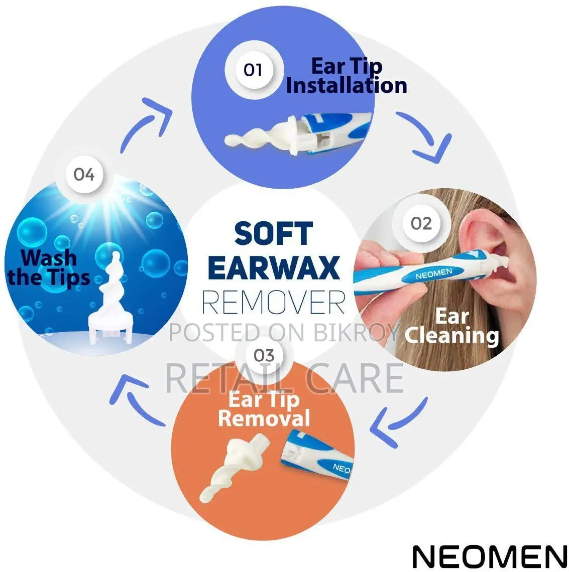 Smart Swab Ear Wax Remover – Silicone Reusable Ear Cleaner
