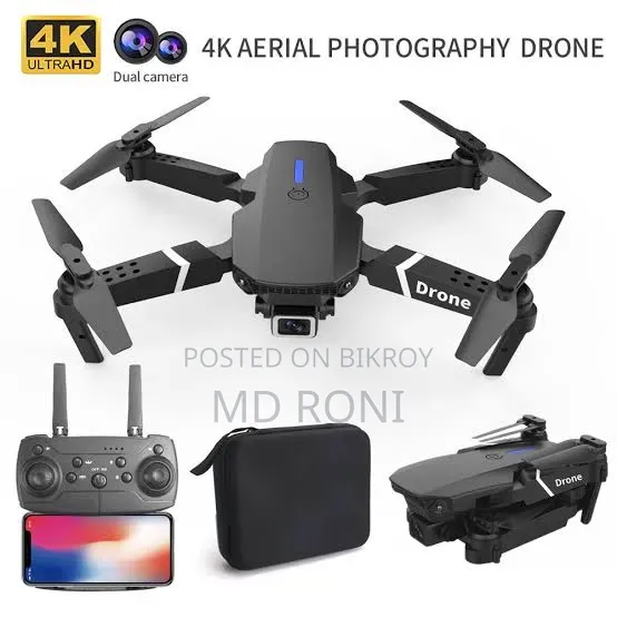 Professional Drone E88 Wide-Angle HD Camera