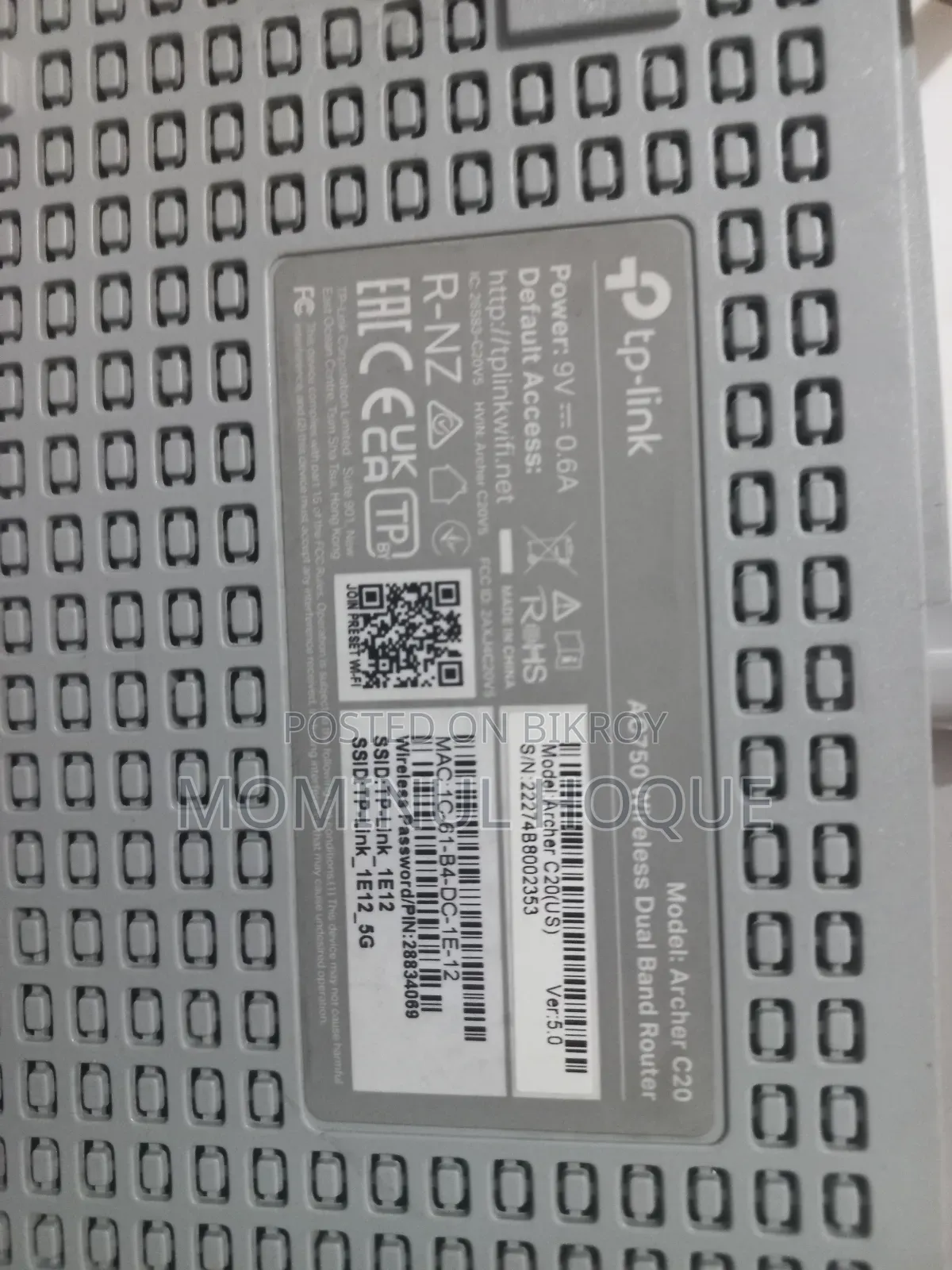 TP Link Router for Sell