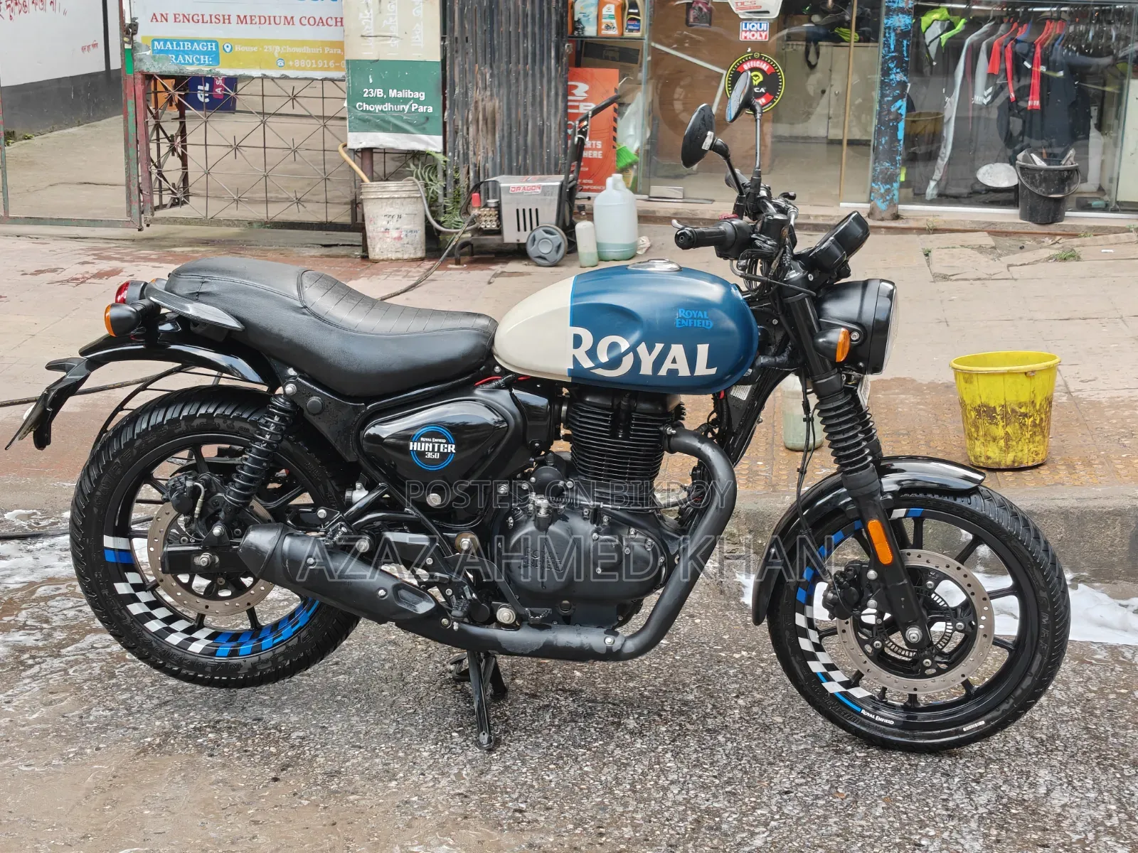 Royal Enfield Hunter 350 2025 Blue