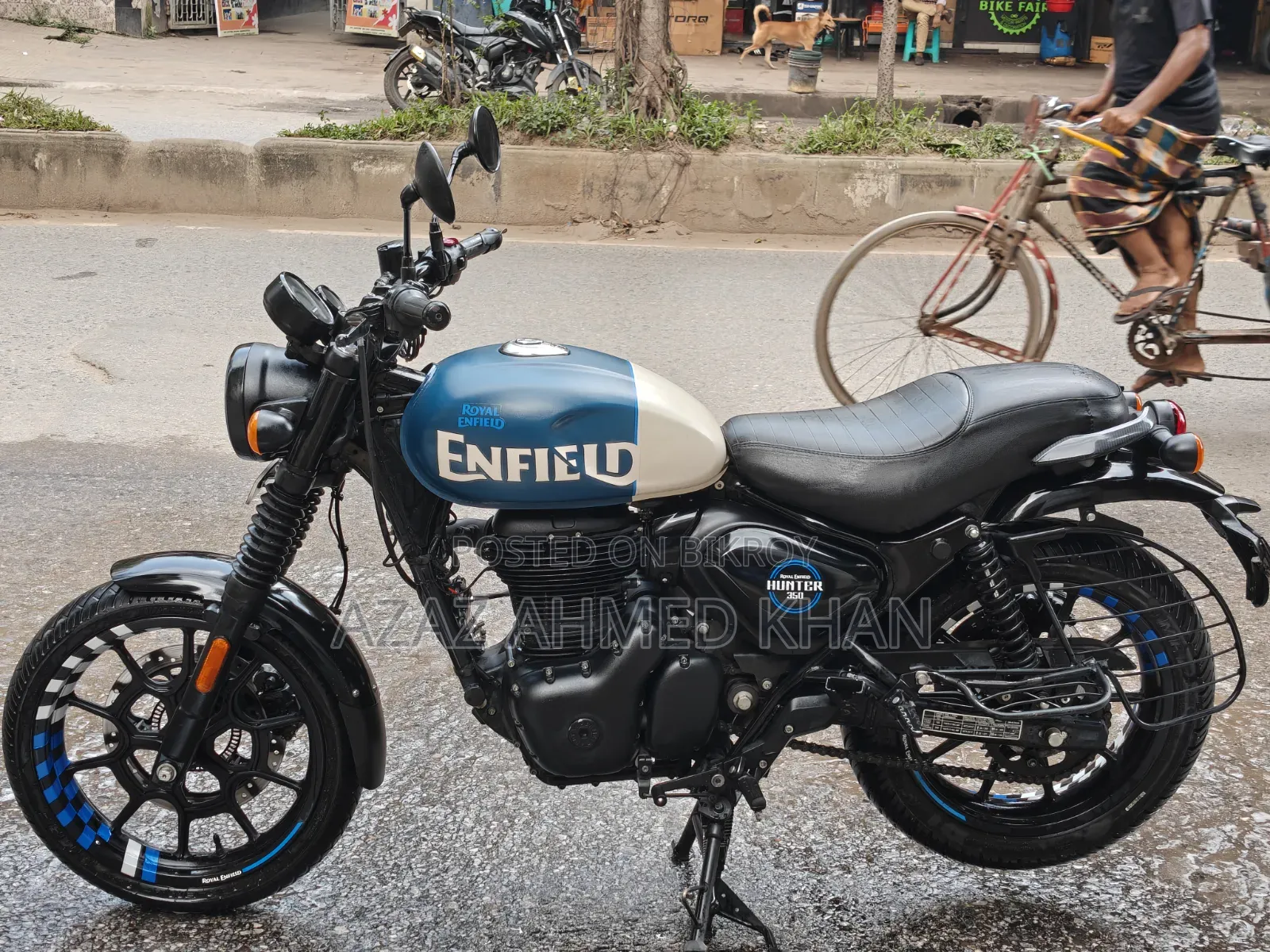 Royal Enfield Hunter 350 2025 Blue