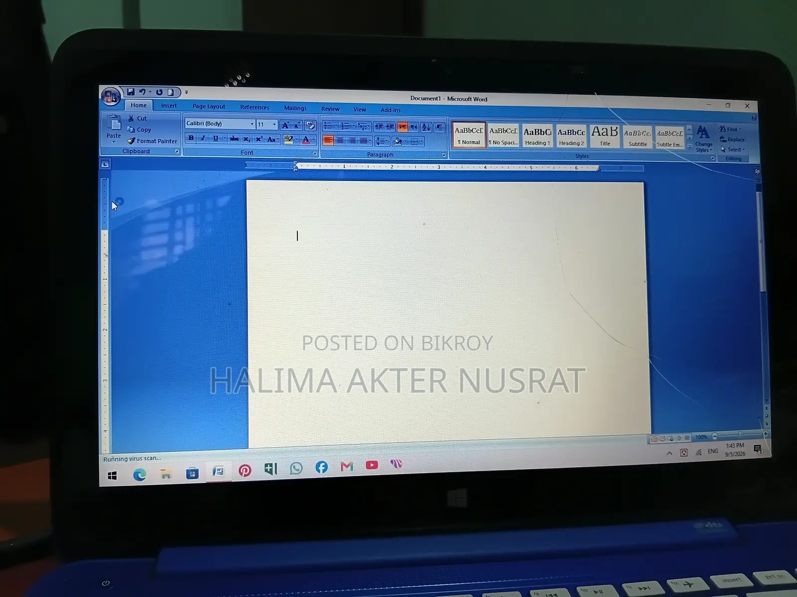 Laptop HP 2GB Intel Celeron eMMC 128GB