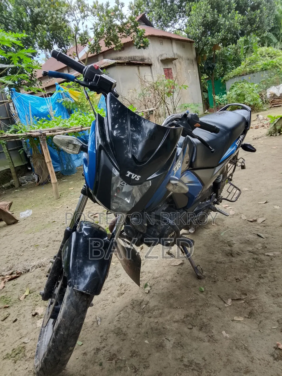 New TVS Stryker 125 2020 Blue
