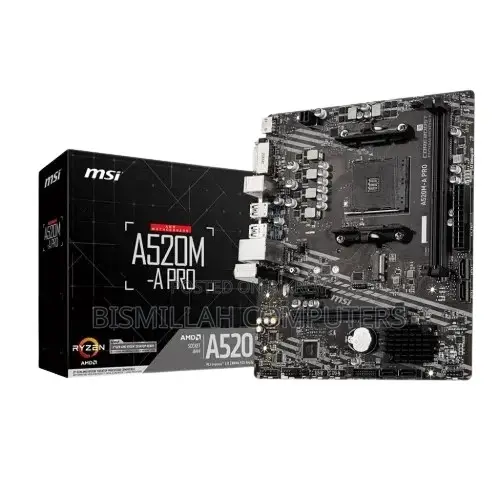 New Desktop Computer MSI Model 8GB AMD Ryzen 5 SSD 256GB