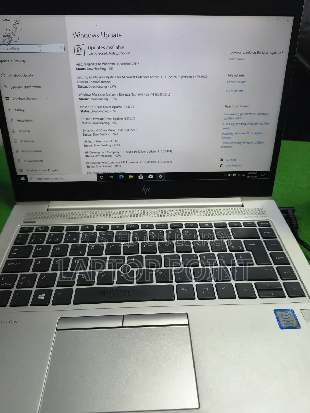 Laptop HP EliteBook 840 G6 8GB Intel Core I5 SSD 256GB