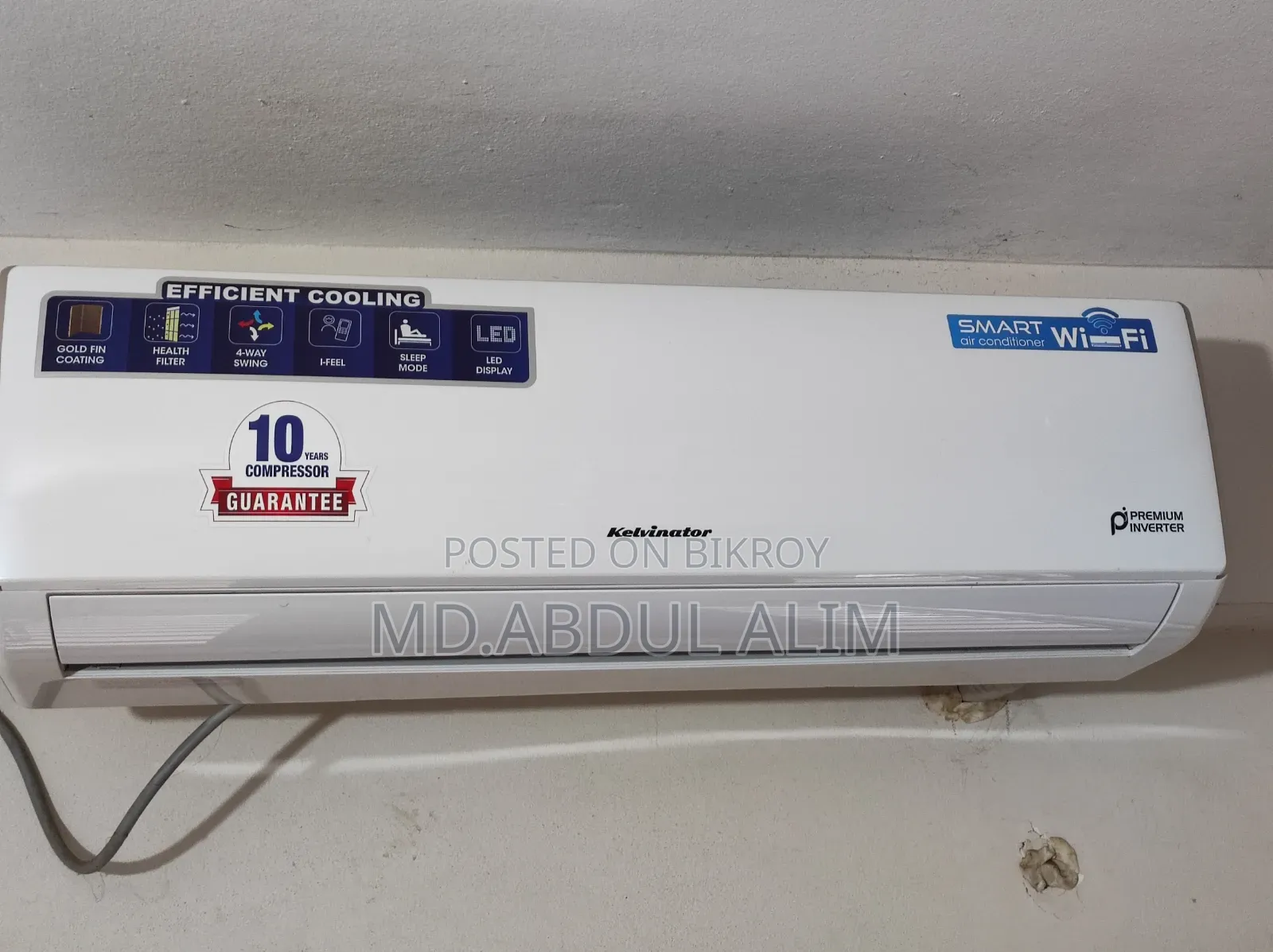 Kelvinator 1.5 Ton Smart Wi-Fi Inverter AC - KSV-18TPINV-SW | Warranty