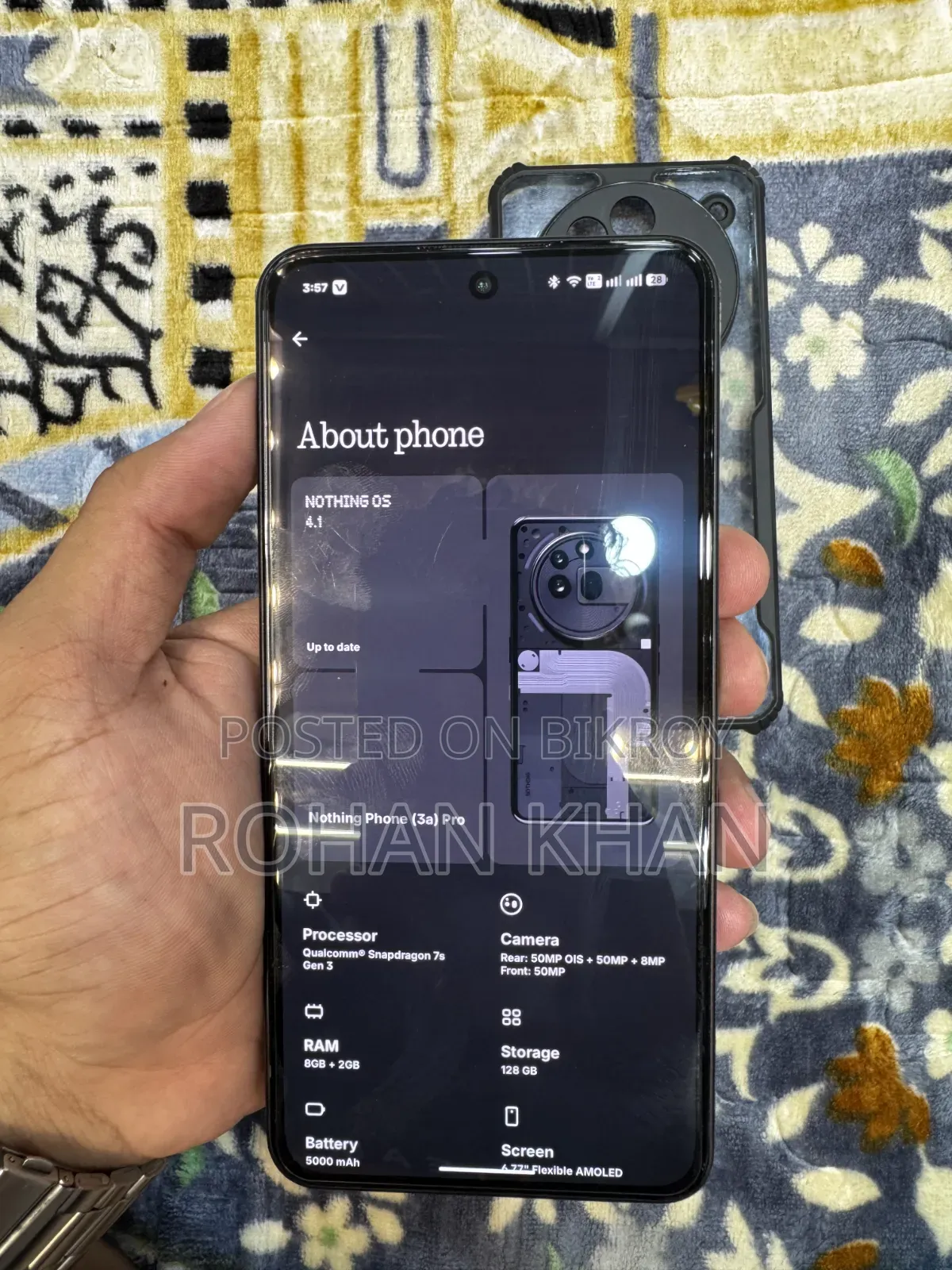 Nothing Phone 3a Pro 128 GB Black