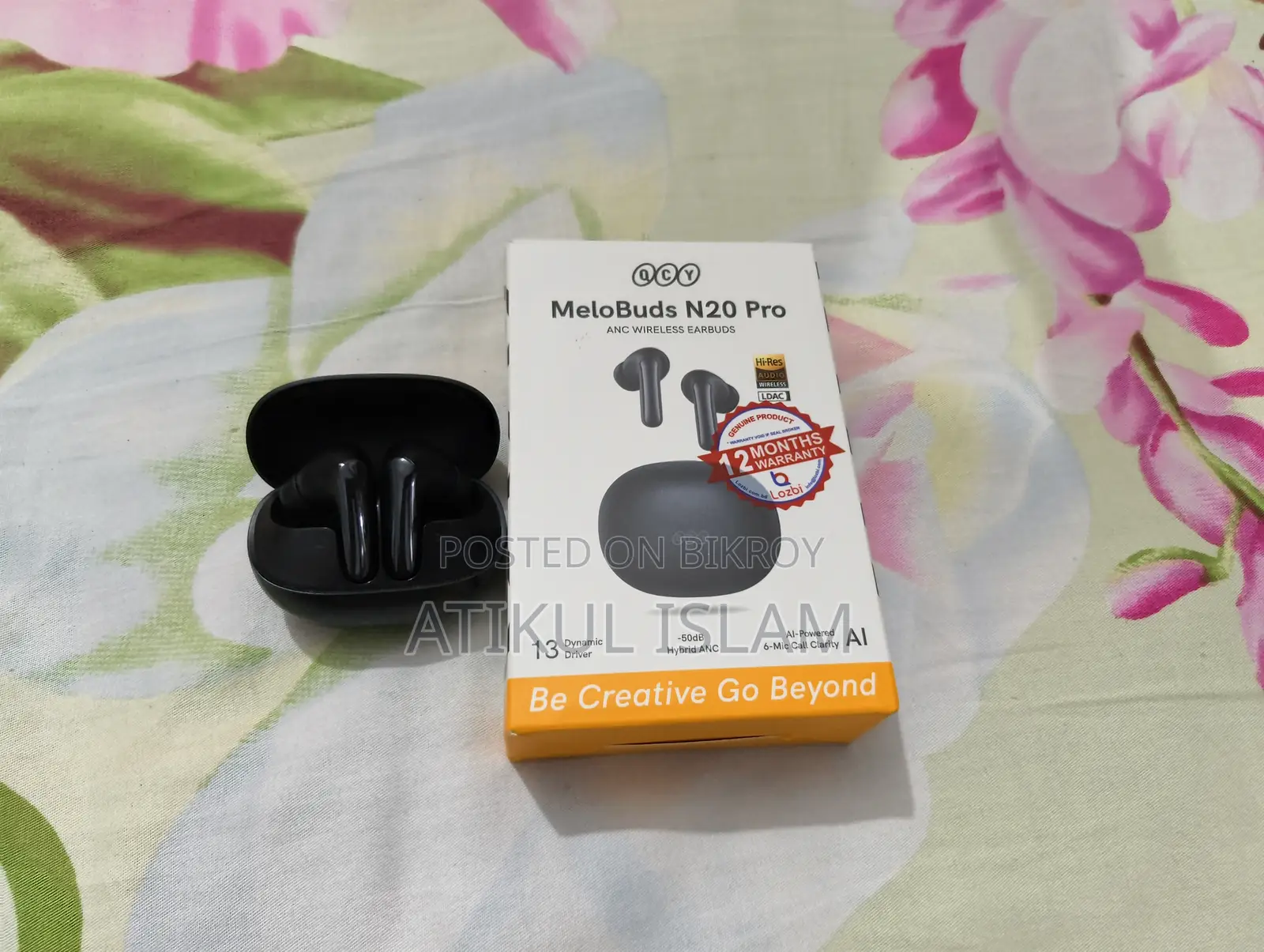 QCY MeloBuds N20 Pro Earbuds: 50dB Hybrid ANC ( HT20S )