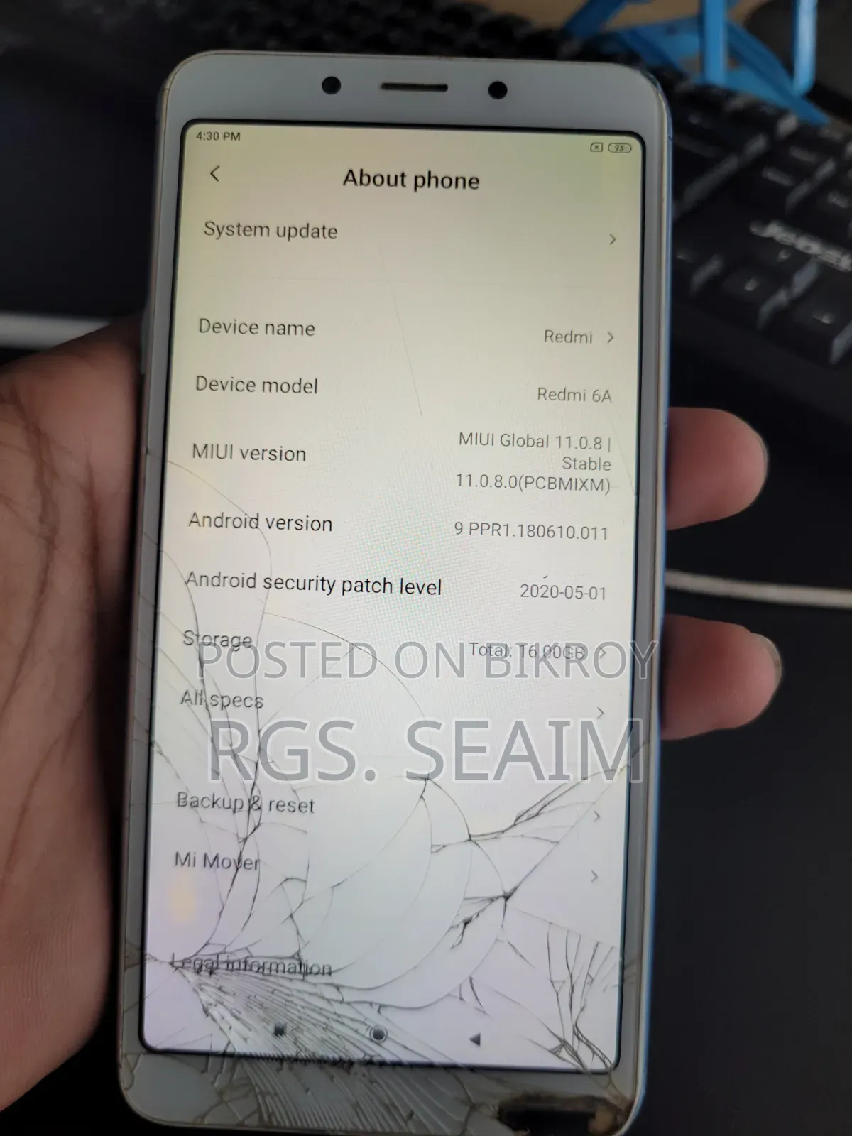 Xiaomi Redmi 6A 16 GB Blue