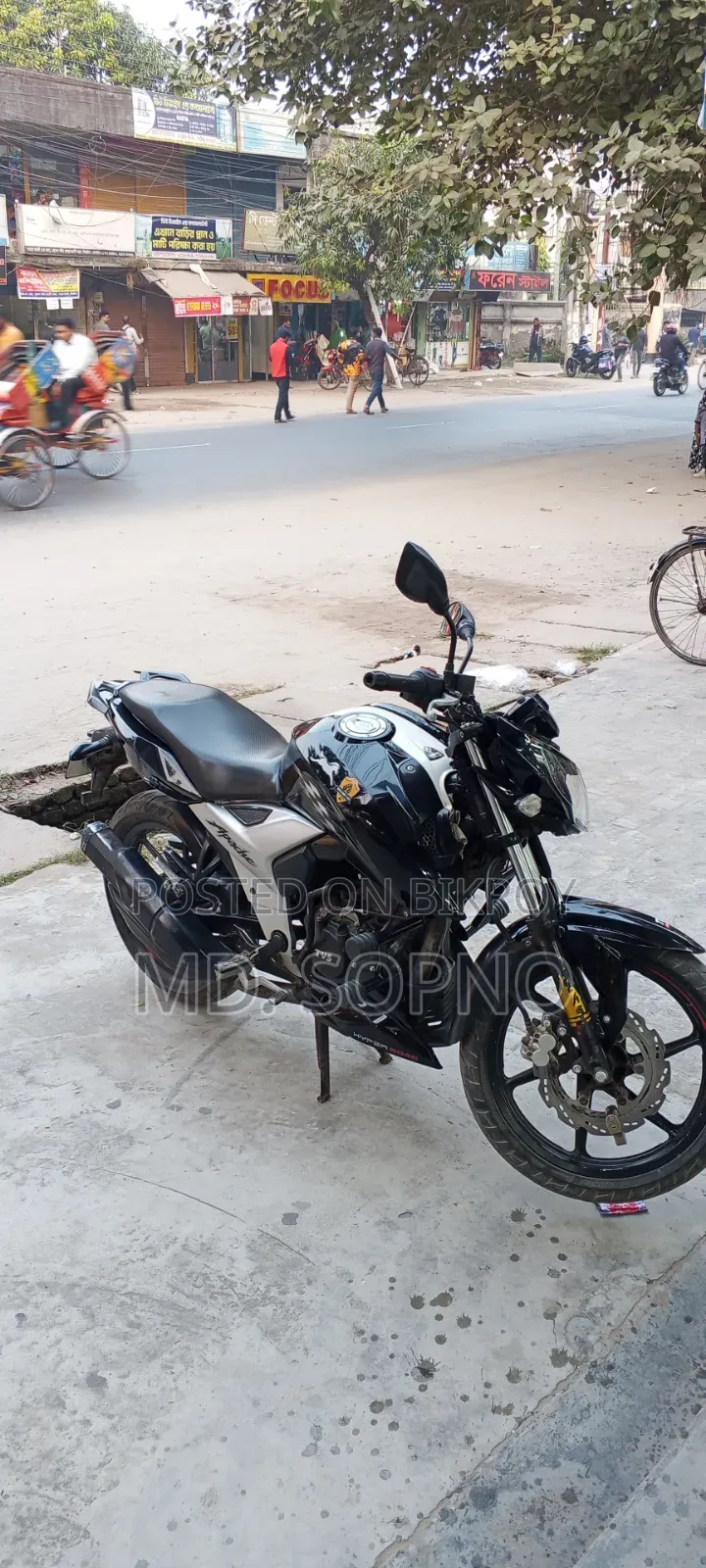 TVS Apache 160 4V 2020 Black