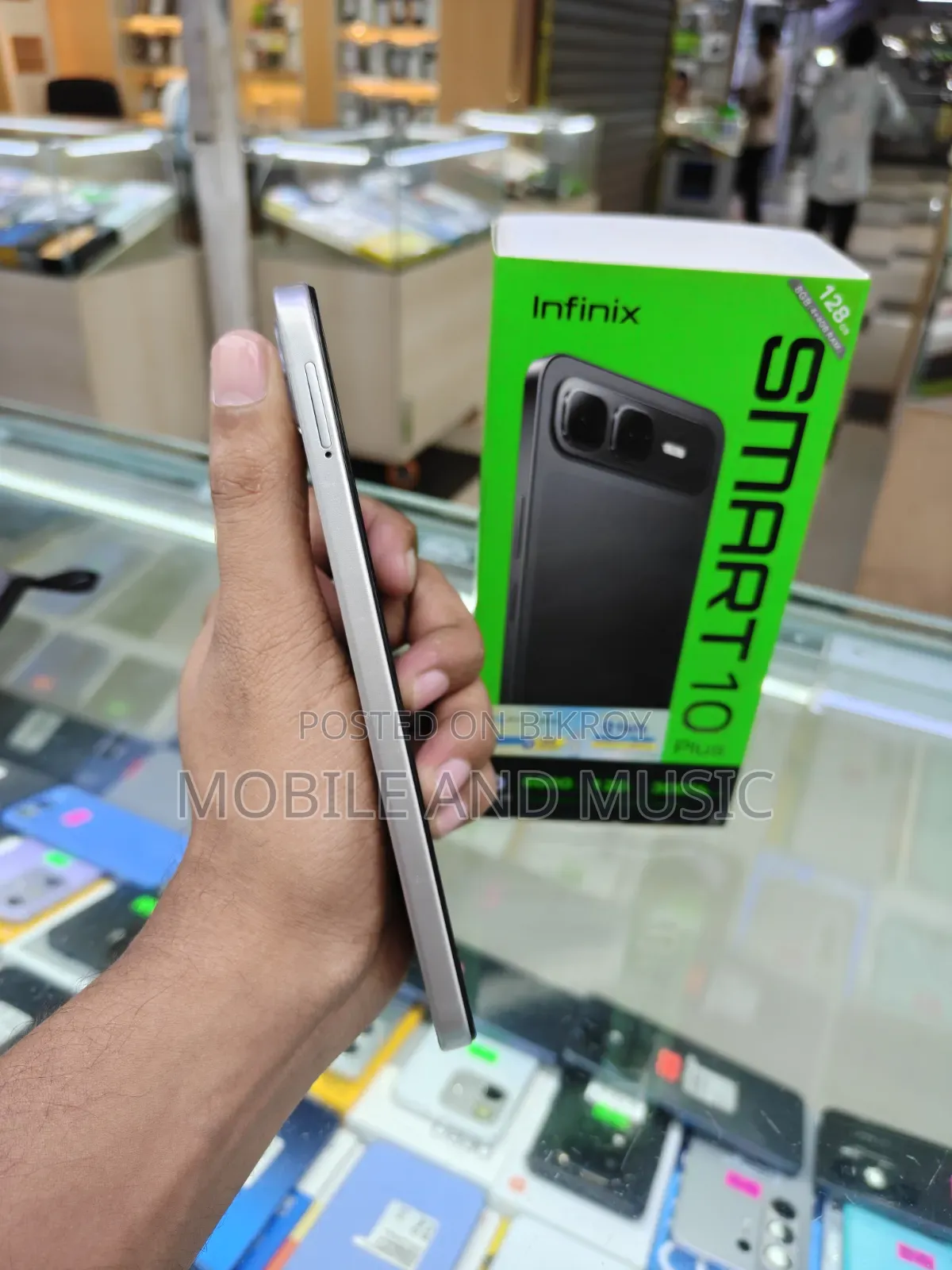 Infinix Smart 10 Plus 128 GB Silver