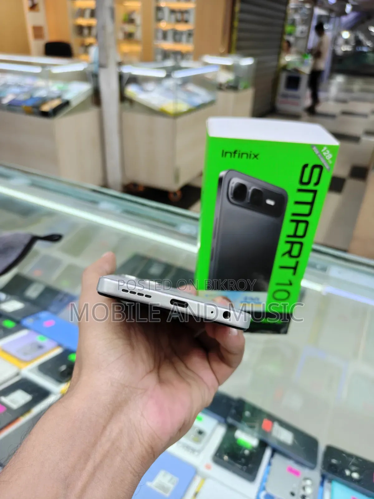 Infinix Smart 10 Plus 128 GB Silver