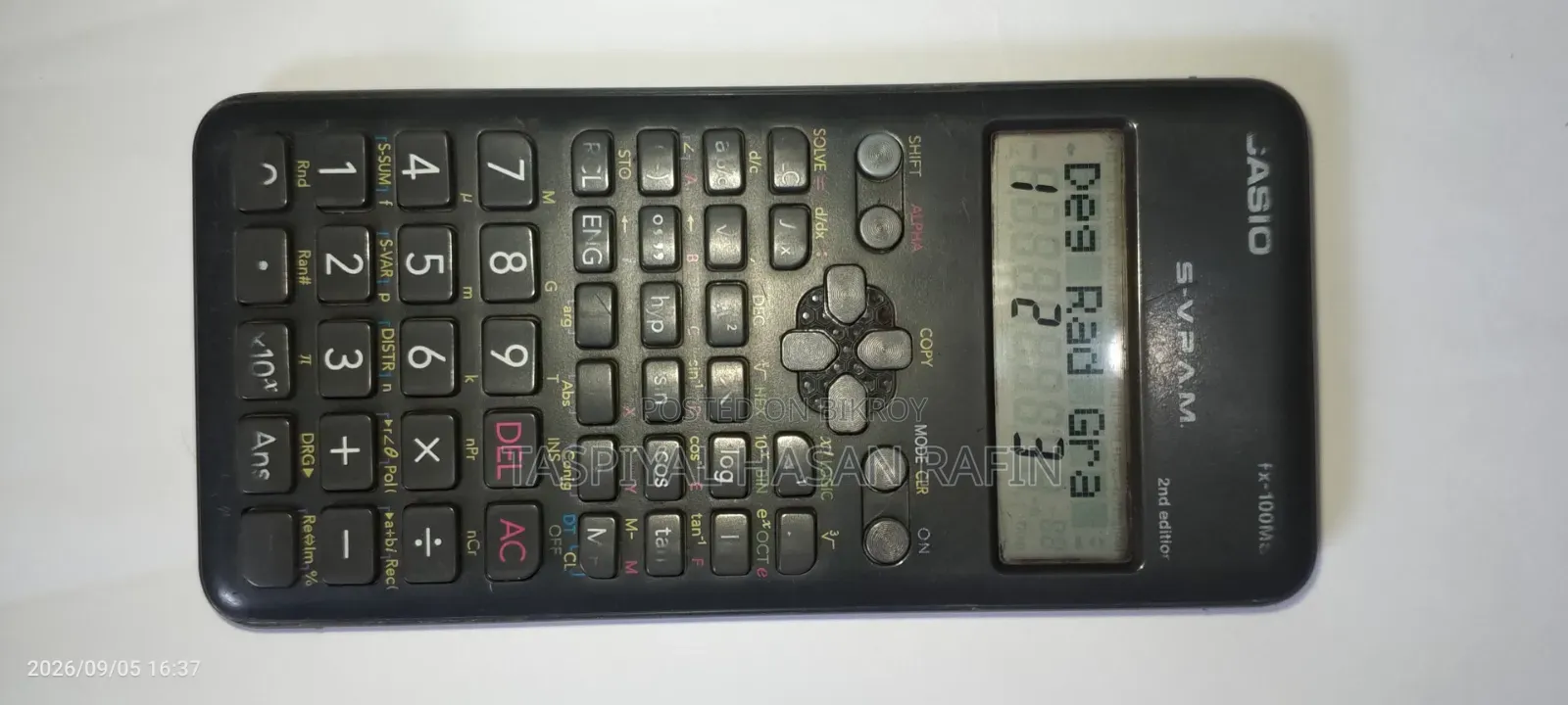 Casio Fx-100ms 2nd Edition Scientific Calculator