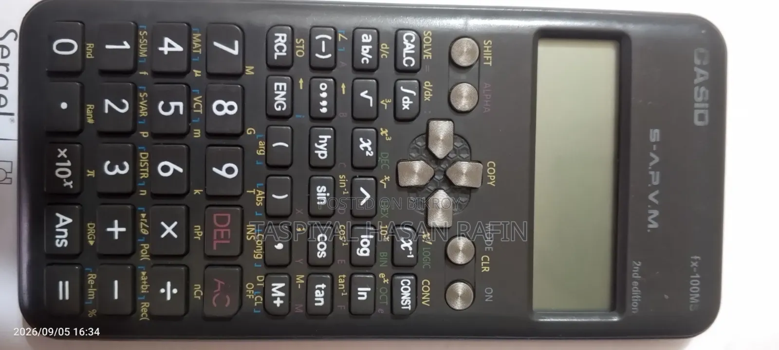 Casio Fx-100ms 2nd Edition Scientific Calculator