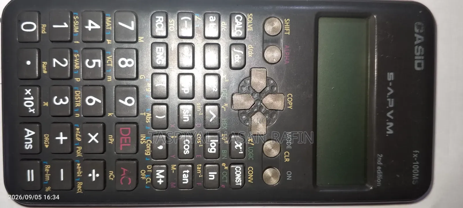 Casio Fx-100ms 2nd Edition Scientific Calculator