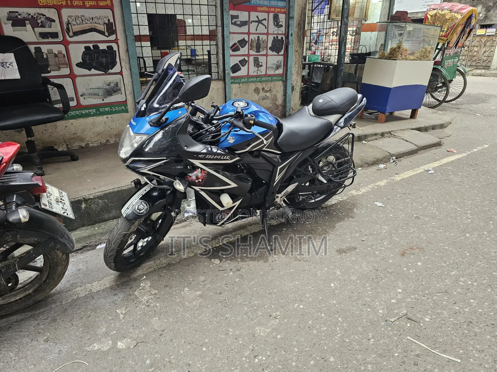 New Suzuki Gixxer SF 2015 Blue
