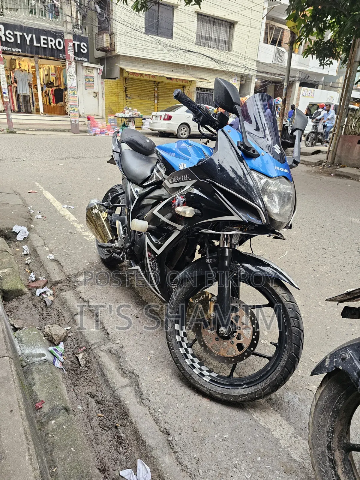 New Suzuki Gixxer SF 2015 Blue