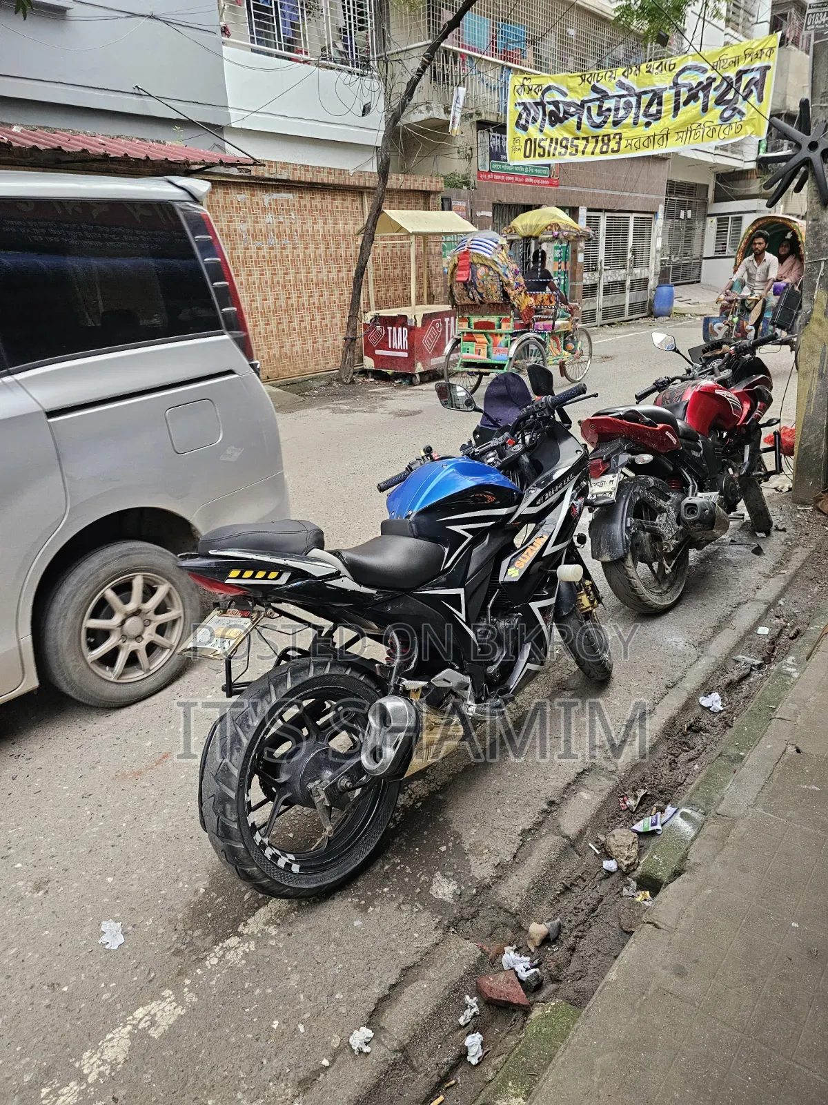 New Suzuki Gixxer SF 2015 Blue