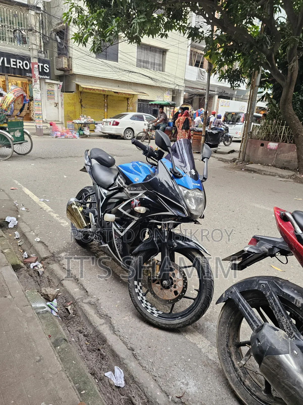 New Suzuki Gixxer SF 2015 Blue