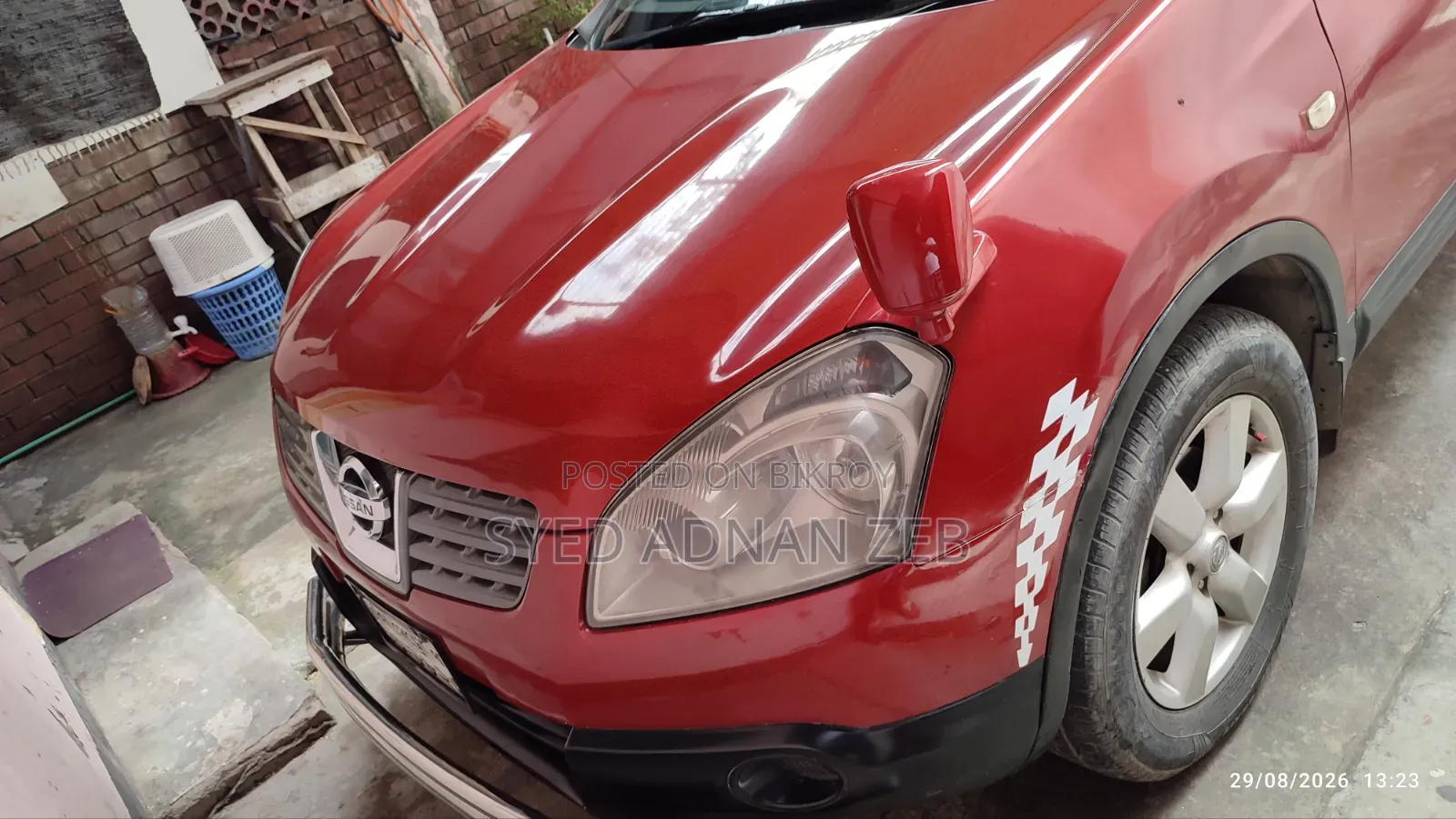 Nissan Dualis 2008 Maroon
