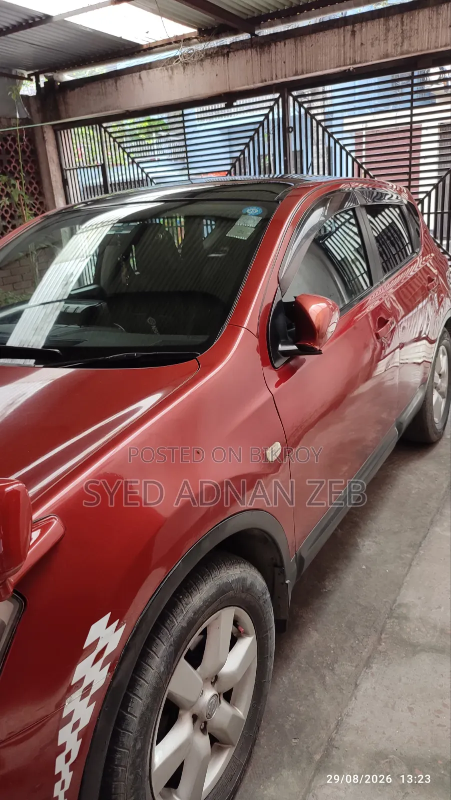 Nissan Dualis 2008 Maroon