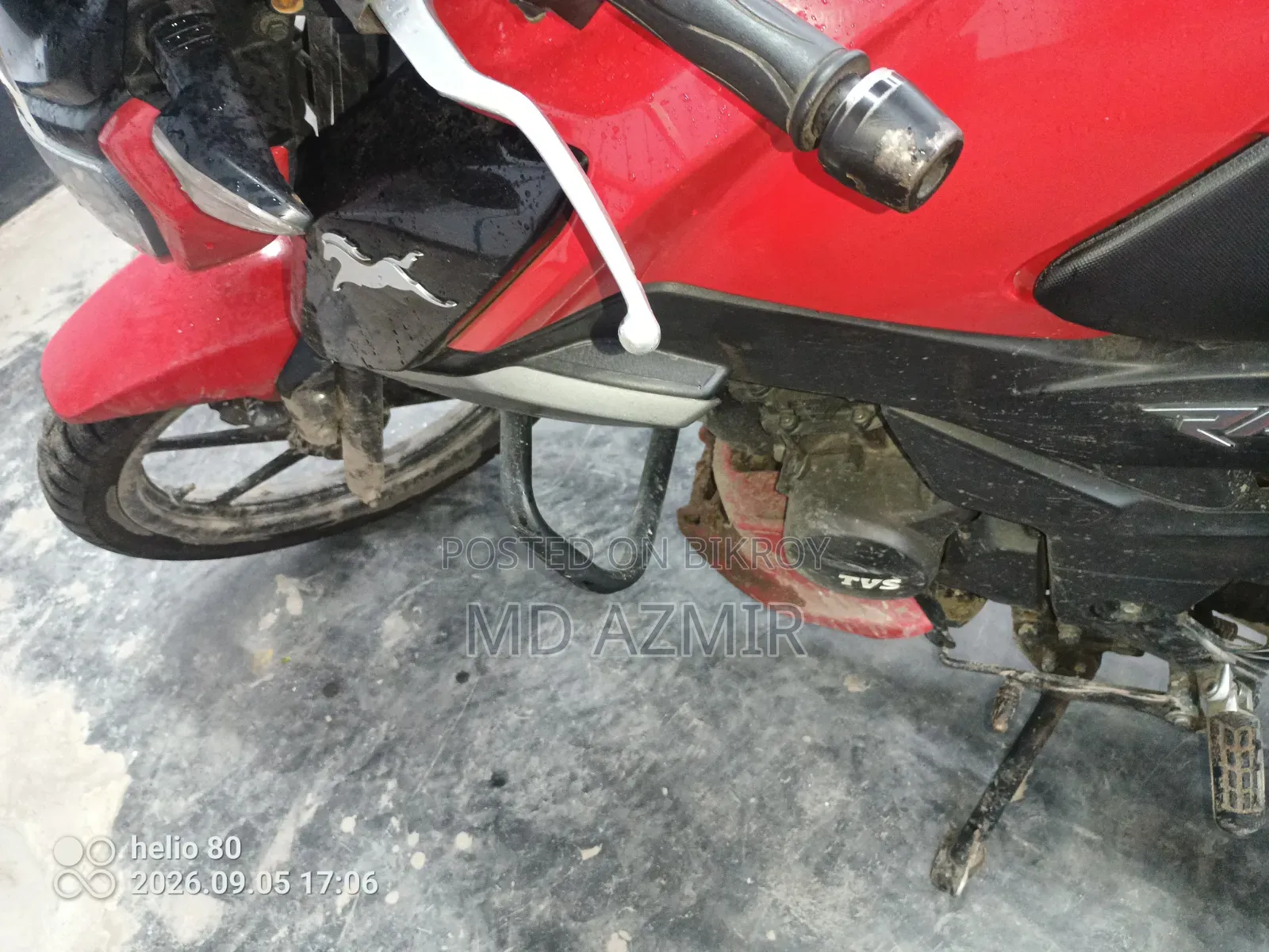 TVS Raider 125 2022 Red