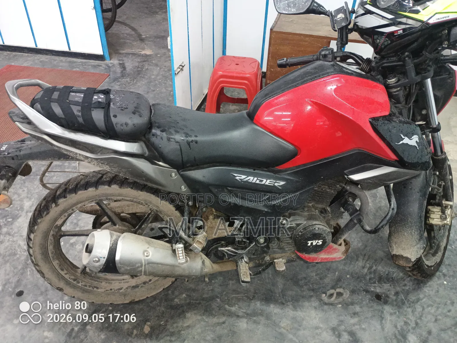 TVS Raider 125 2022 Red