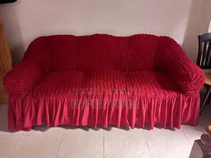 Sofa With Red Cover