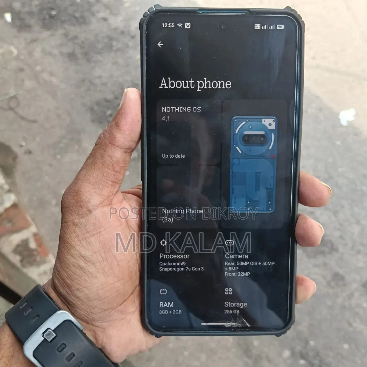 Nothing Phone 3a 256 GB Blue