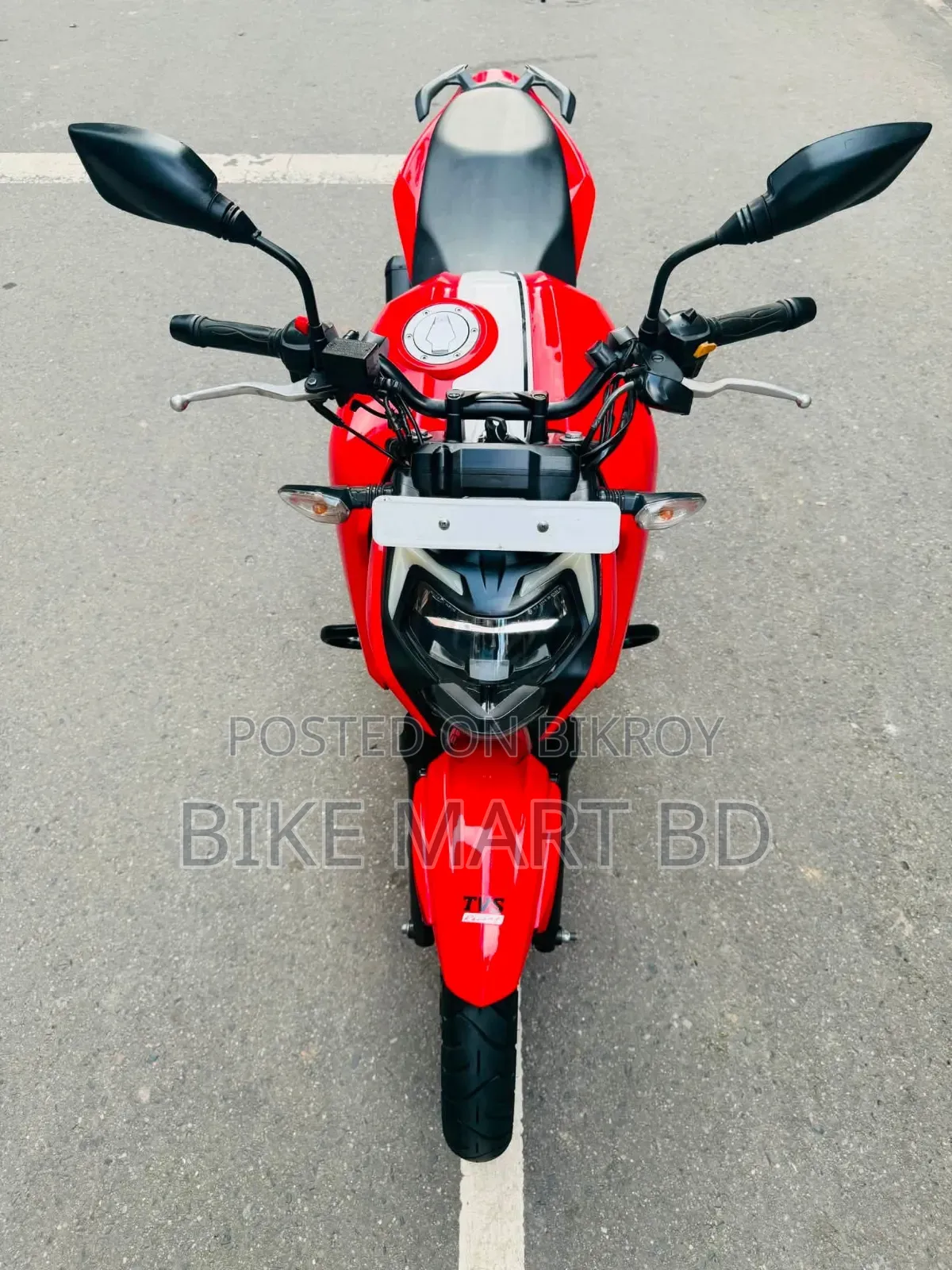 TVS Apache RTR 160 4V 2023 Red