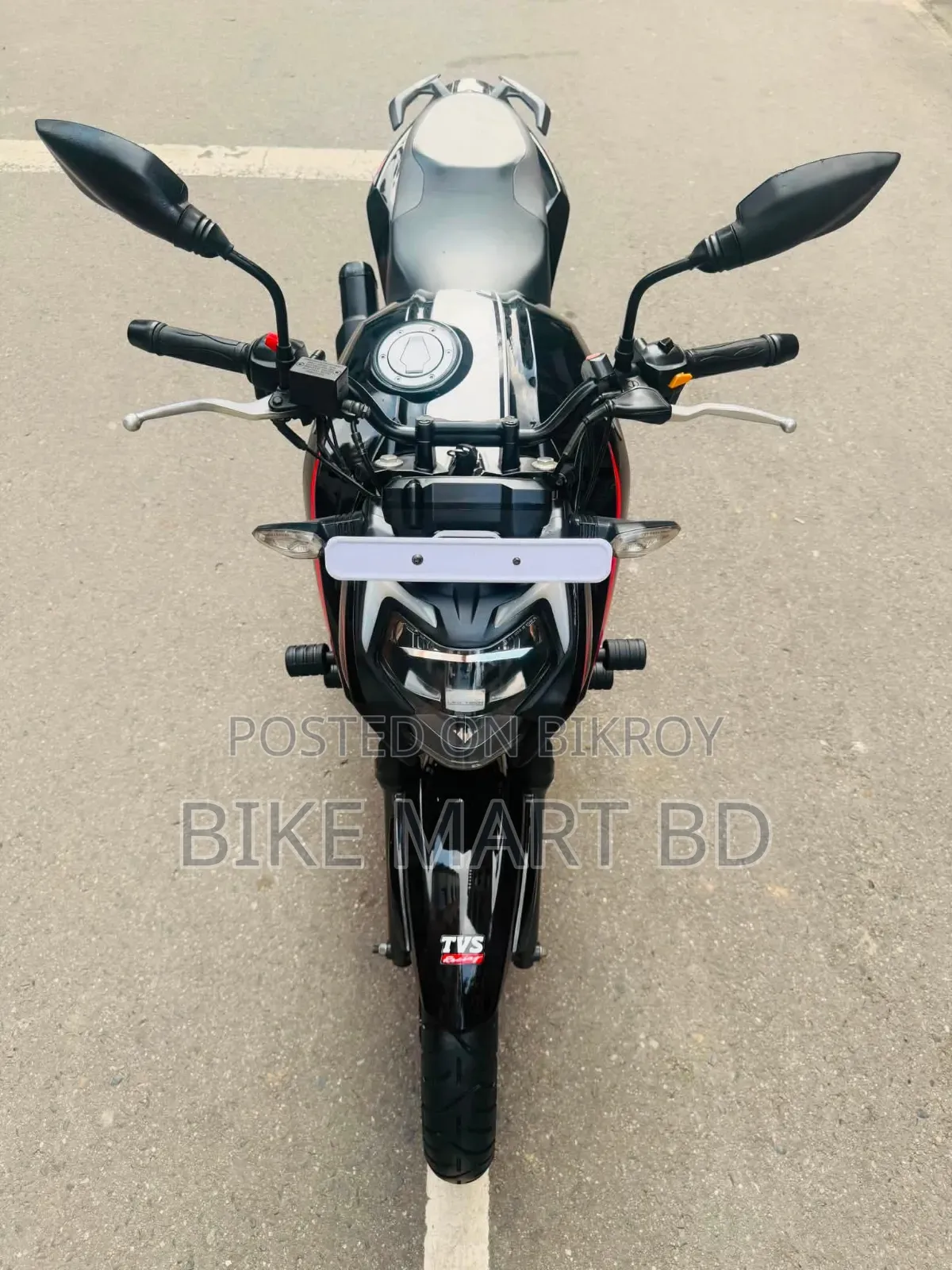 TVS Apache RTR 160 4V 2024 Black