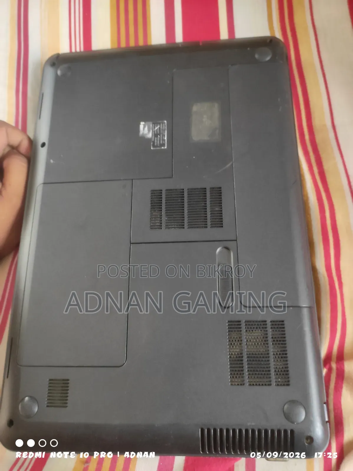 ল্যাপটপ এইচপি ৫৫০ ৪জিবি ইন্টেল কোর আই৫ এইচডিডি ১টি