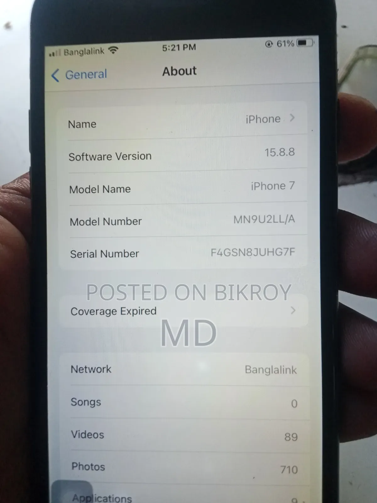 Apple iPhone 7 32 GB Black