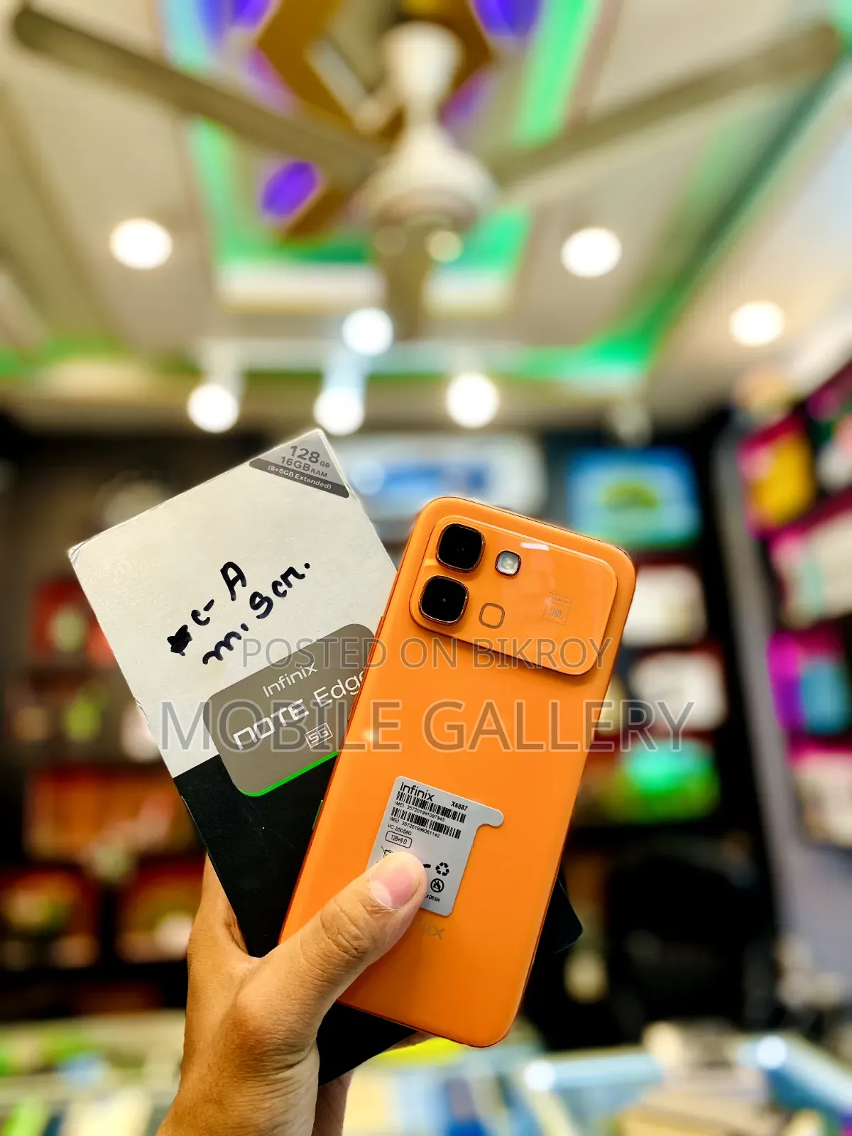 Infinix Note Edge 128 GB Orange