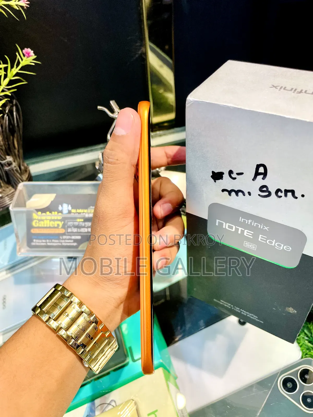 Infinix Note Edge 128 GB Orange