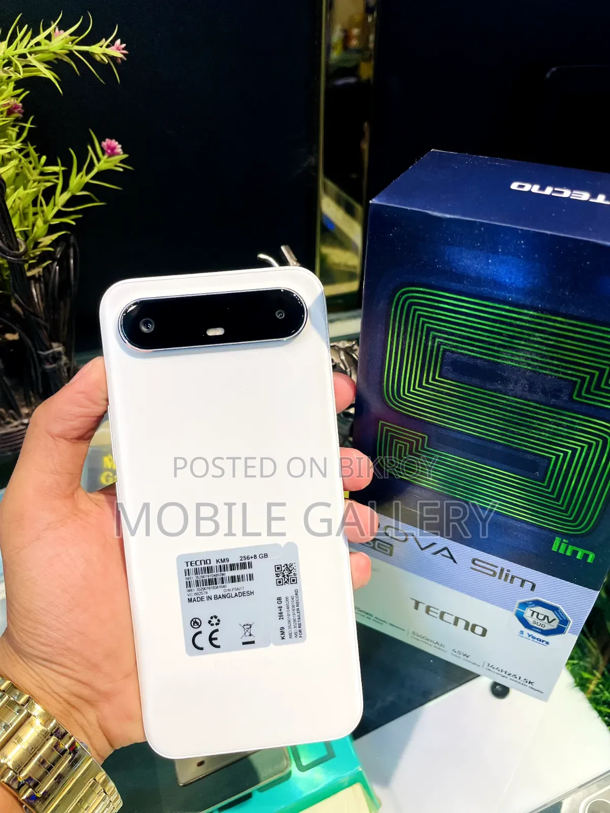 Tecno Pova Slim 5G 256 GB White