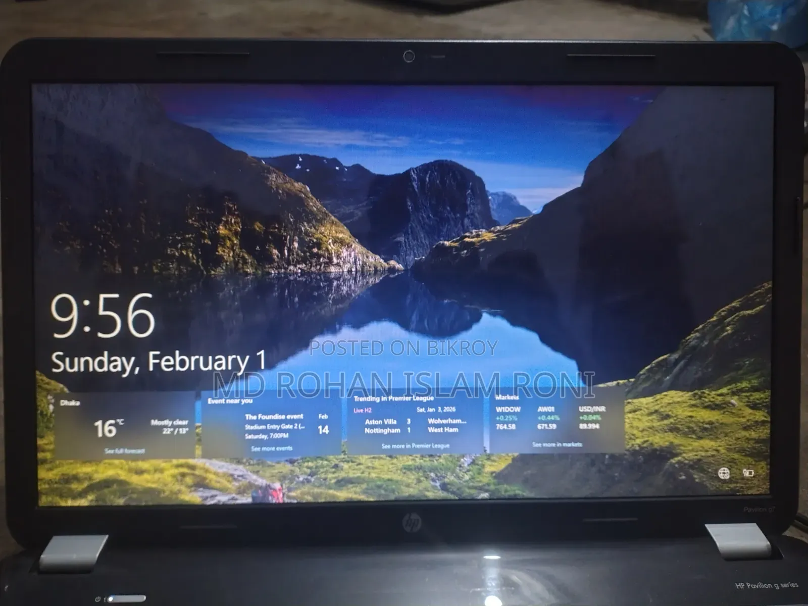 Laptop HP Pavilion G4 8GB Intel Core I3 HDD+SSD 256GB