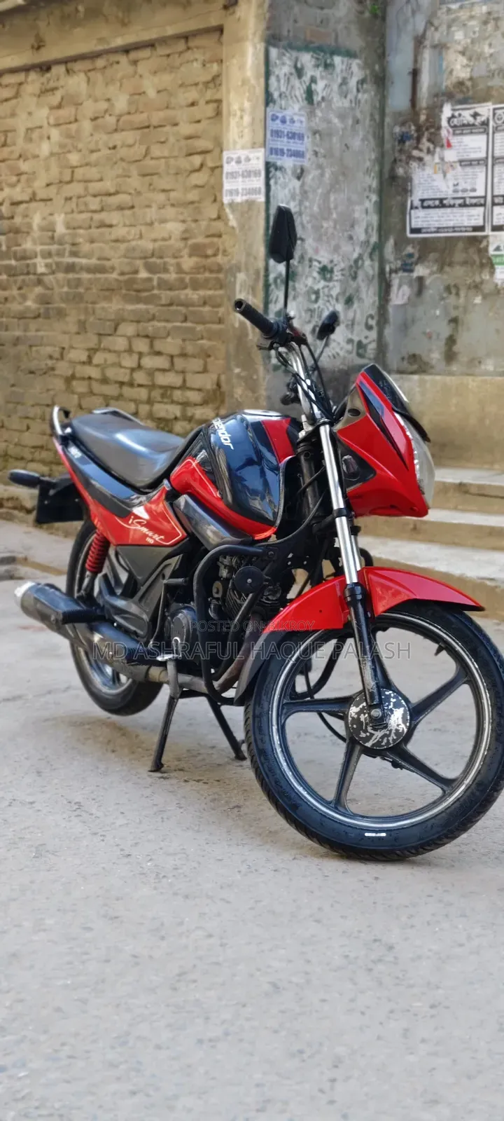 Hero Splendor iSmart 2018 Red