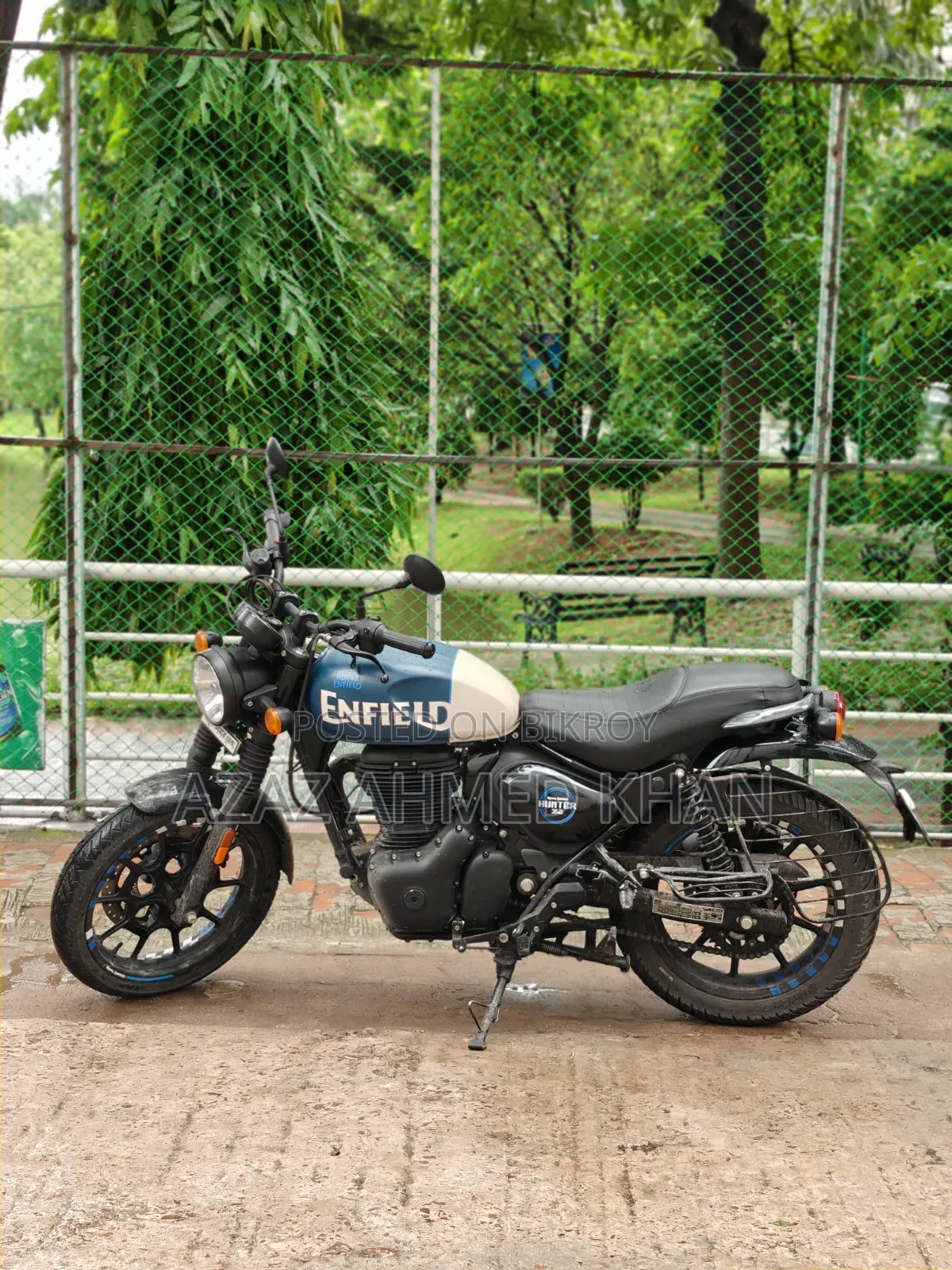 Royal Enfield Hunter 350 2025 Blue