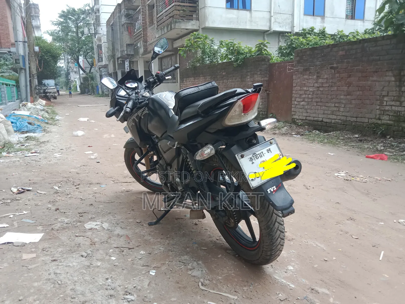 TVS Apache RTR 160 2V 2018 Black